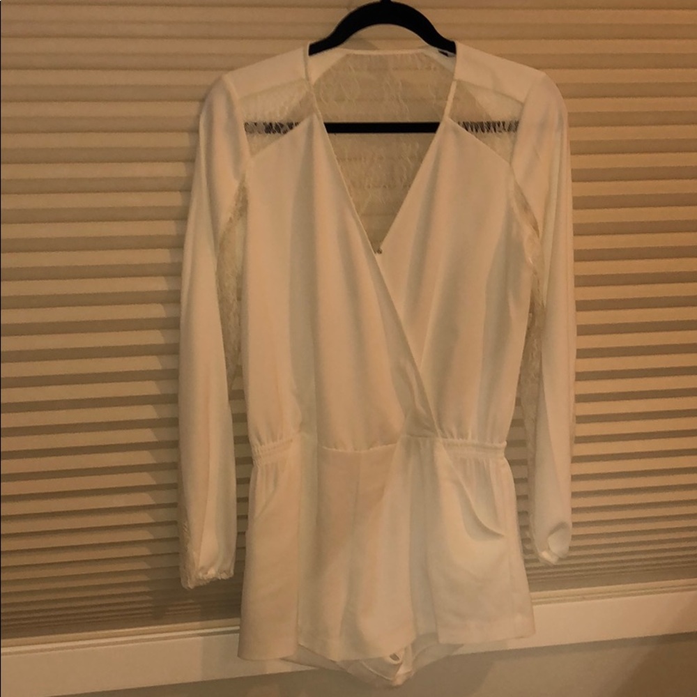 Parker white romper